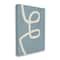 Stupell Industries Abstract Curved Line Off-White & Blue Wall Art